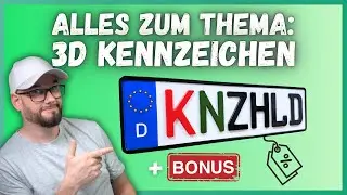 Vor- und Nachteile von 3D Kennzeichen