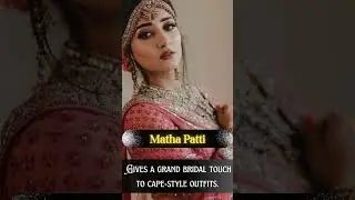 Cape Style Dress Matching Indian Bridal Accessories
