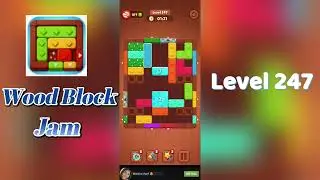 Wood Block Jam Level 247 Walkthrough | Step-by-Step Guide 🧩 | SolutionGuruji