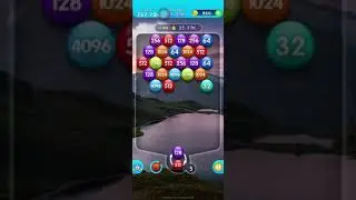 Number bubble shooting addictive game