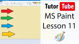 MS Paint Tutorial - Lesson 11 - Brushes