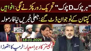 ہرچوک ڈی چوک:کپتان کے نوجوان ڈٹ گئے:تحریک زور پکڑنے لگی:افواہیں:ٹرمپ کا ہتھوڑا:عمران ریاض خان وی لاگ