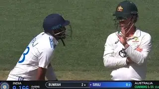 Mohammed Siraj's finally apologized to Travis Head during batting india vs Australia 2nd test