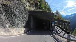 Downhill section of the Spl&uuml;gen Pass on the Italian side (part 3 of 3)