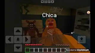 Jugando Fnaf en Minecraft (fue muy caca el video)