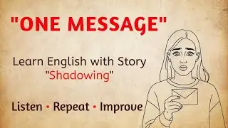 A Mysterious Message Changed Everything | Learn English Through Story (Shadowing Practice)