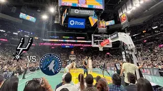 I went to Spurs vs. Timberwolves&hellip; (11/10 GAME VLOG)