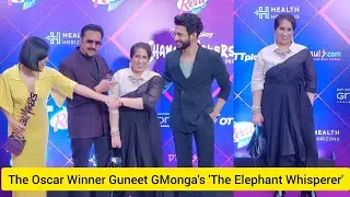 Look How everyone applause Oscar Winner  Guneet GMonga's 'The Elephant Whisperer'  ❤️❤️