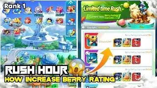 How To Increase Berry Rating In Rush Hour | Idle Monster Go | SLG pokemon