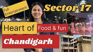 Sec 17 Chandigarh food court 😋full masti khana,shopping ek hi jgha yah hai full on entertainment hub