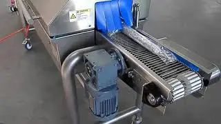 UV-C desinfectie Tunnel voor verpakte salami