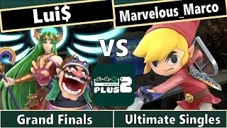 LRA Plus 2 - Lui$ (Wario, Palutena) vs Marvelous_Marco (Toon Link) - Grand Finals