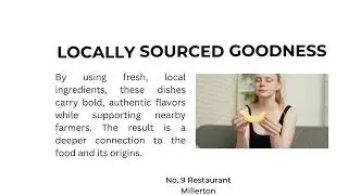 Elevated Comfort Food with a Local Twist
