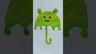 🐱+☂️Umbrella#art#drawing4kids#shortvideo#painting