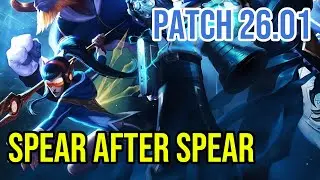 1,558 LP Kalista ADC Full Gameplay | Challenger | Mikyx (SK Gaming) | Patch 26.01