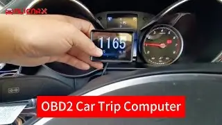ALicar A203 OBD2 Car Trip Computer Multi-function On-board Computer Car Digital Computer Display HUD