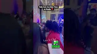 Wally Seck avec Awa Baba thiam et sa fille Khadija au Grand th&eacute;&acirc;tre #layelechef #wallyseck