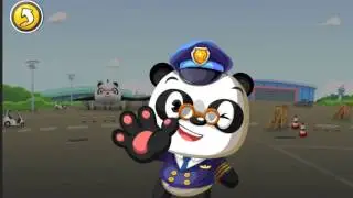 Dr. Panda Airport Education game for kids - Gameplay
