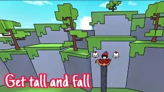 I GREW 67 METRES AFTER EATING THIS FRUIT | Get Tall and Fall ROBLOX