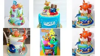 Nemo under sea cake design | finding Nemo cake | finding Dory cake idea design | under the sea cake