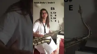 Quick Study 1. ABRSM Jazz Sax Grade 5. #examprep