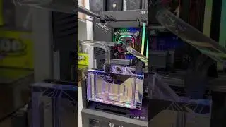 I9-13900K * RTX 4090 Gaming Pc Build With Custom Hard Tubing Liquid Cooler Pc . #gamingpc #pcgaming