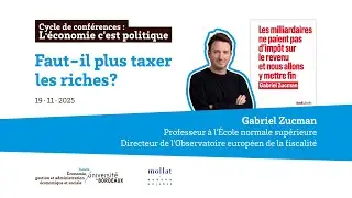 Conférence de Gabriel Zucman