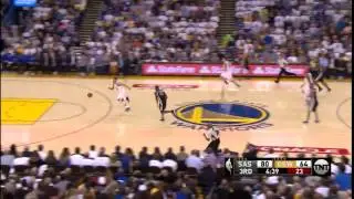 Jonathan Simmons Blocks Stephen Curry  Spurs vs Warriors  October 25, 2016  2016 17 NBA Season