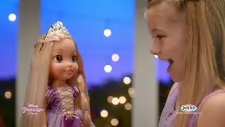 Disney Princess Rapunzel Style & Haarglanz - Spielpuppe von Jakks Pacific