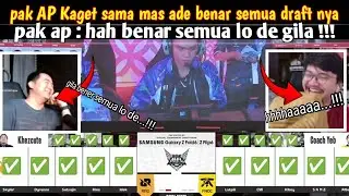 Ketika mas ade pamer skill analys nya ke pak ap ! Pak ap sampe keheranan mlongo 🤣🔥  !!! RRQ VS FNOC