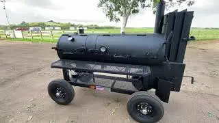 Lang Smokers 48&rdquo; Hybrid Reverse flow Offset - Walkthrough / Review - U.K. Import