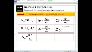 Formelumstellung ideale Kapazitaet an AC Teil 2