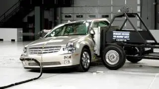 2007 Cadillac STS side IIHS crash test
