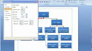 Office 2007 Demo: Format lines in your SmartArt graphic