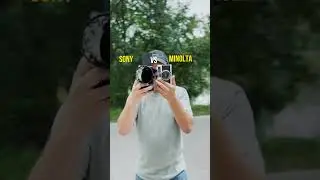 Sony vs Minolta  #shortfilm #cinematic #behindthescenes #filmmakerlife #cameraman #film #photo