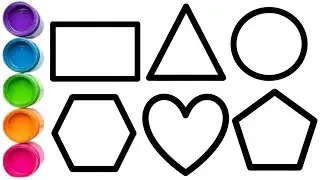 Learn Shapes for Kids 🎨 | Circle, Triangle & More | Fun Learning