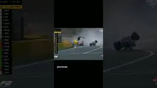 Anthoine Hubert's Horrible Crash At The 2019 F2 Belgian Grand Prix #f1 #formula1 #shorts
