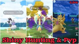 Shiny Hunting | Pvp With Subscribers | Road to 2.5k Subscribers #pokemongo #raids