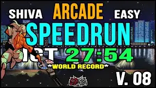 SOR4 - v8 SPEEDRUN - EASY - IGT 27:54 - SHIVA - WR - FASTEST EVER V8 1P RUN