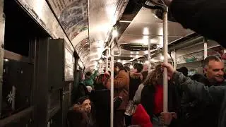 NYC Subway Special: On Board 2 Av bound R1 103 Nostalgia Train Broadway-Lafayette St to 2 Av