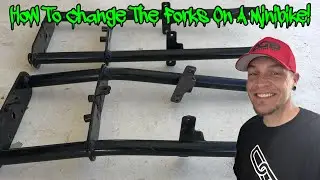How to change the forks on a minibike!