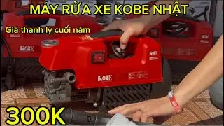 💥💥MÁY RỬA XE KOBE NHẬT 2400W MÔ TƠ CẢM ỨNG TỪ,RƠ LE TỰ NGẮT AN TOÀN,DÂY XỊT DÀI 15M,GIÁ SIÊU SIÊU RẺ