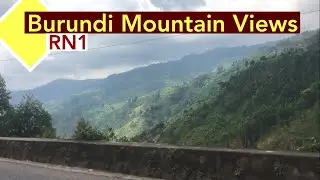 Driving through the mountains of Burundi RN1