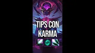 TIPS CON KARMA EN FASE DE L&Iacute;NEAS #shorts #leagueoflegends  #support