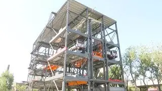 Beijing begins constructing China&rsquo;s first automated vertical parking building