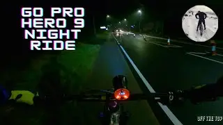 GO Pro Hero 9 Black low light test | MTB Night Ride 4k 24fps