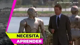 Richard le enseñará cosas nuevas a su robot | El Hombre Bicentenario | Hollywood Clips en Español