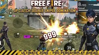 ff double sniper gameplay | sniper elite kill challenge | double sniper op gameplay #snipergameplay 