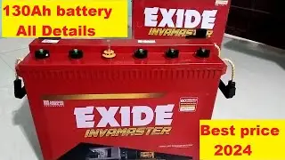 Exide 230Ah Inverter Battery Unboxing ! Backup Test ! Price List ! Warranty Details .2024