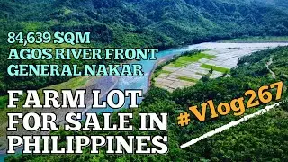 #vlog267 FARM LOT FOR SALE IN PHILIPPINE  - AGOS RIVER FRONT - ALONG BRGY ROAD - OCT TITLE